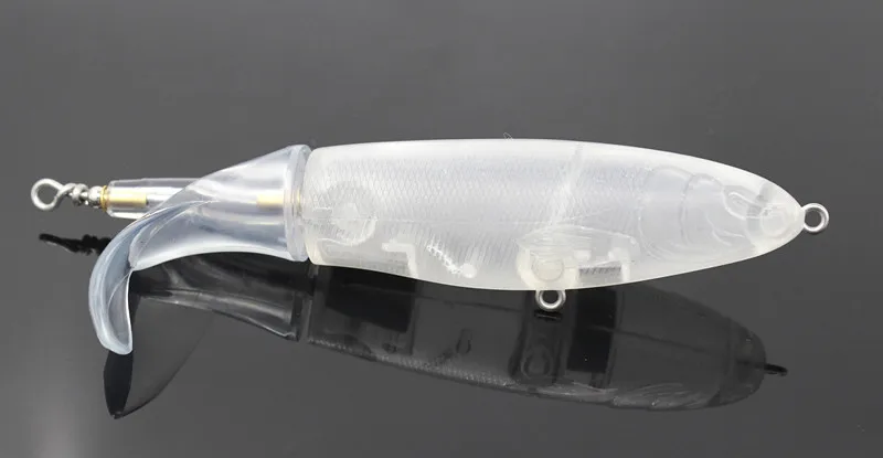 110mm GYFISHING 10 шт Неокрашенный Рыбалка гамбургер тракторов Topwater заготовок Вилки - Цвет: 110mm