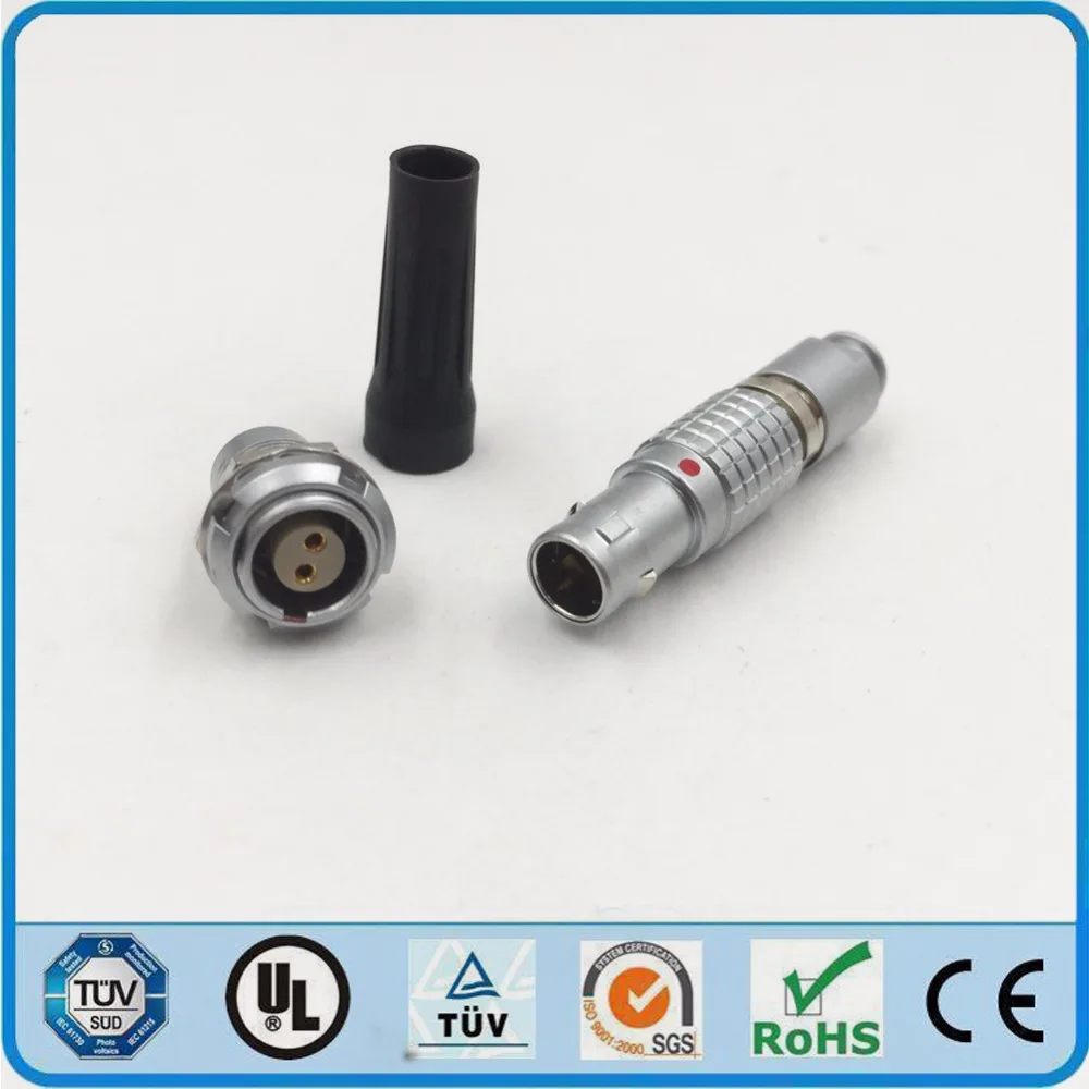 LEMO 1B разъем FGG ЭКГ M12 2 3 4 5 6 7 8 10 14 16 контактный фиксированная розетка с двумя