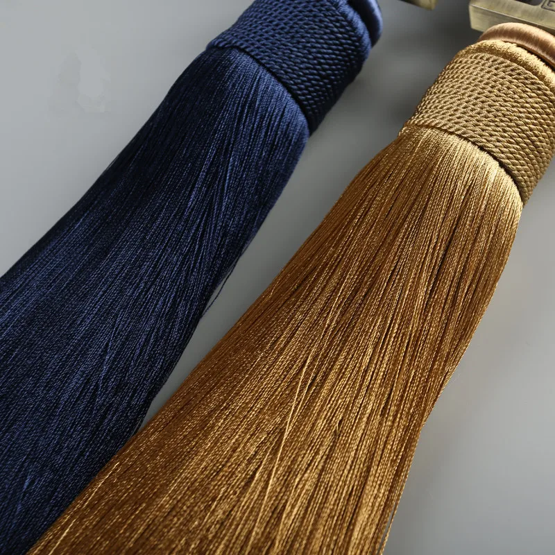 Завязки для штор с медным покрытием длинные кисточки 2 шт./пара | Дом и сад