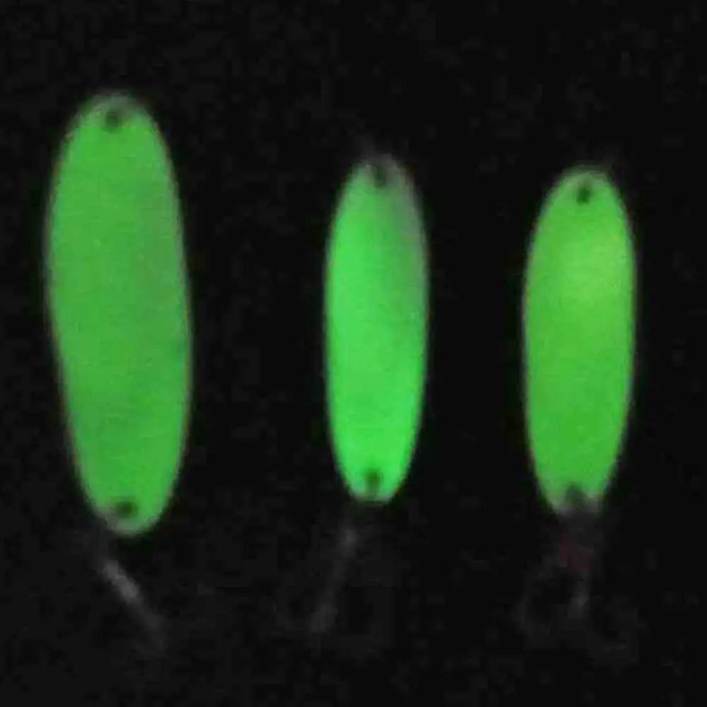 5 шт. светящаяся металлическая приманка для ловли окуня форели ложка жесткие