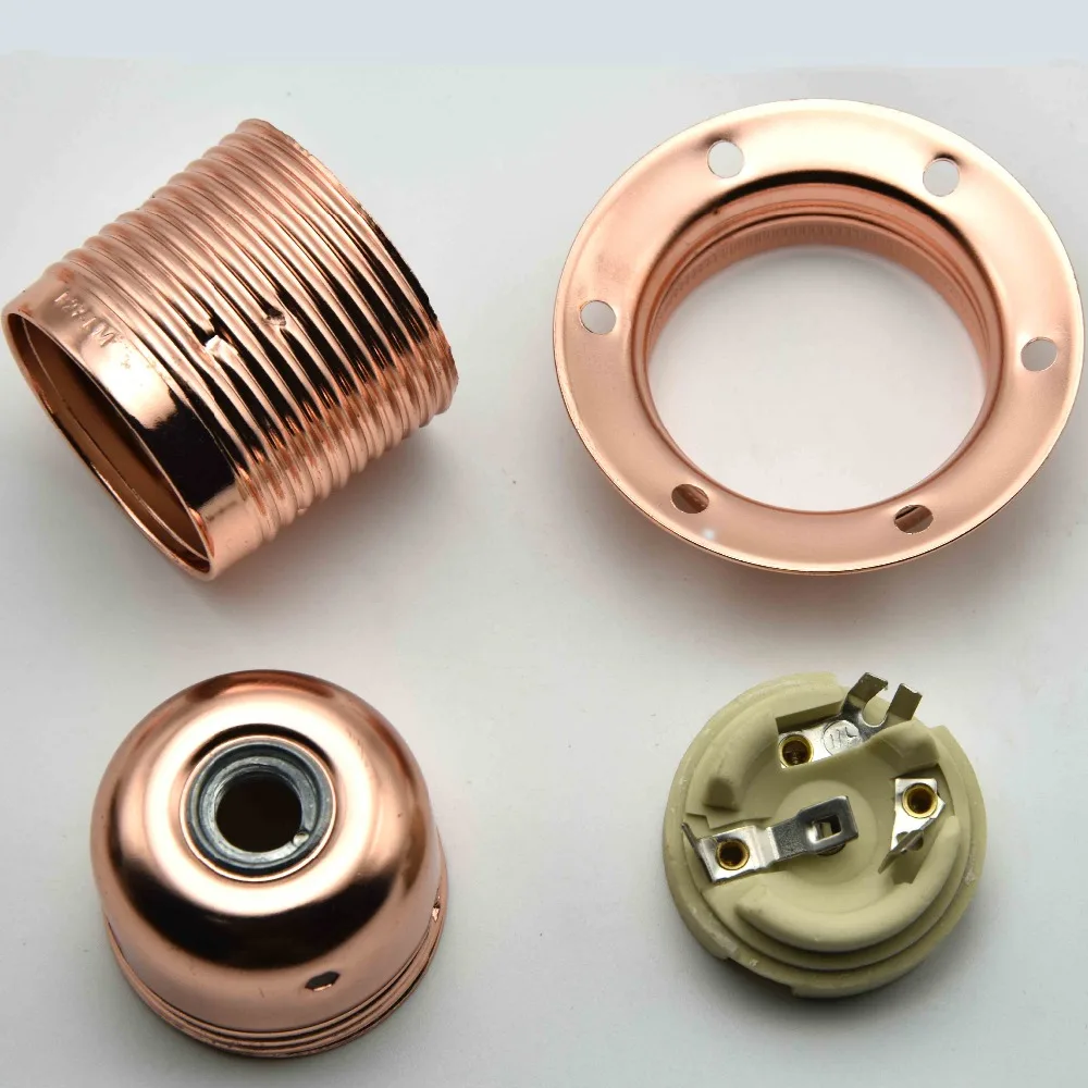 Винтажные Цоколи для ламп Эдисона с винтовым цоколем E27 держатель лампы из