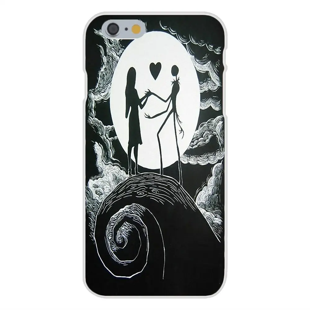 Для Apple iPhone 4 4S 5 5C 5S SE 6 6S 7 8 Plus X XS Max XR TPU Модный Оригинальный милый Джек Салли |