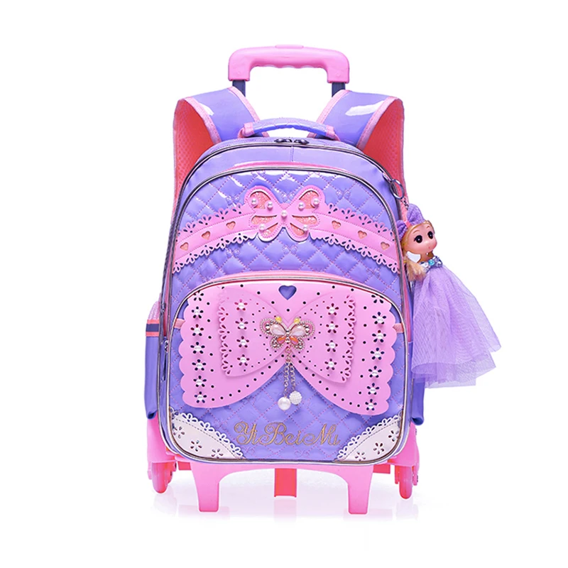 Детский школьный ранец с принтом бабочки ортопедический водонепроницаемый