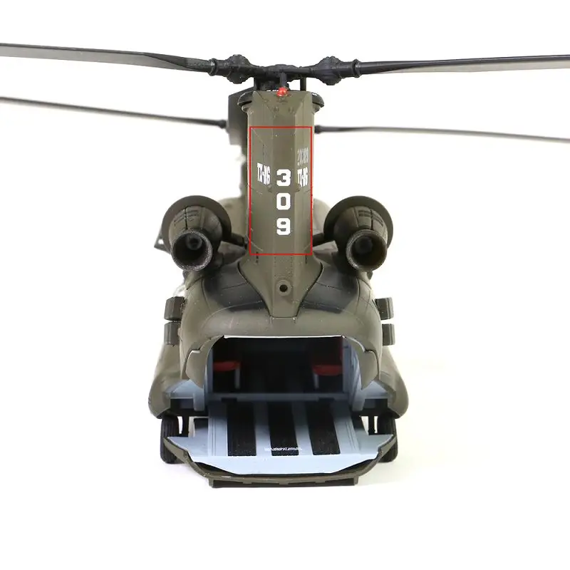 FOV 1/72 весы США CH 47D Chinook транспортный вертолет Diecast металлические военный самолет