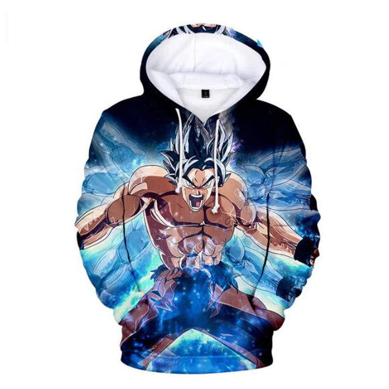 Anime Hoodie Dragon Ball Z Pocket Hooded Sweatshirt Kid Goku 3D Hoodies Pullovers Men Women Long Sleeve Outerwear Poleron Hombre