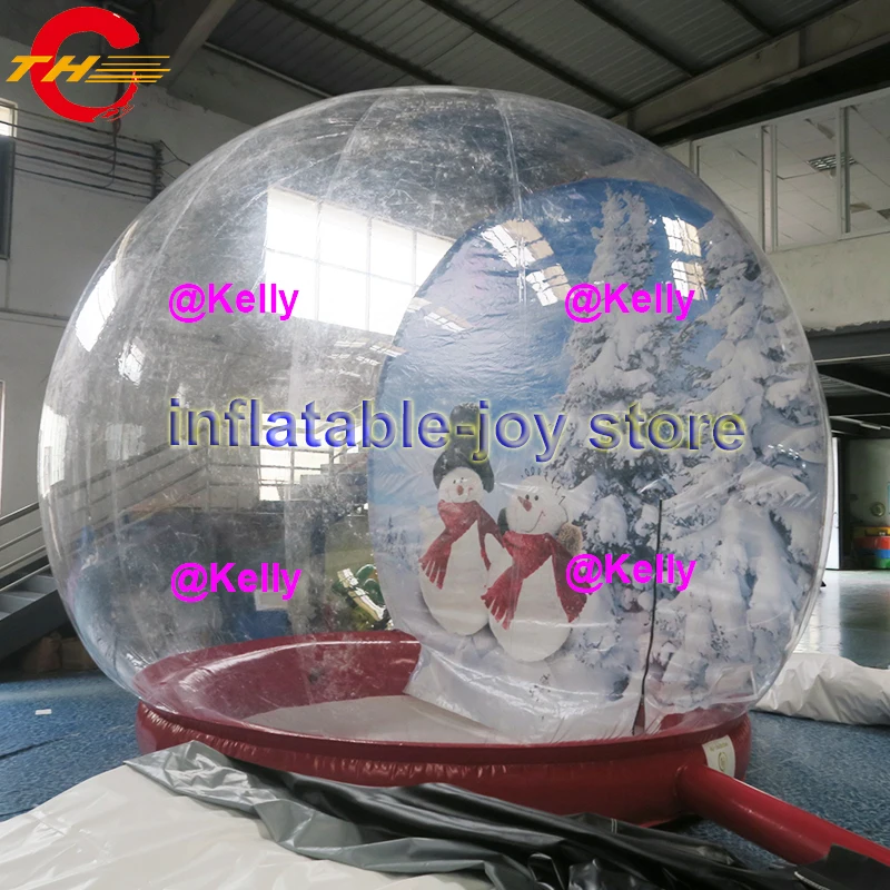 Бесплатная воздушная доставка надувная пузырьковая палатка на Рождество