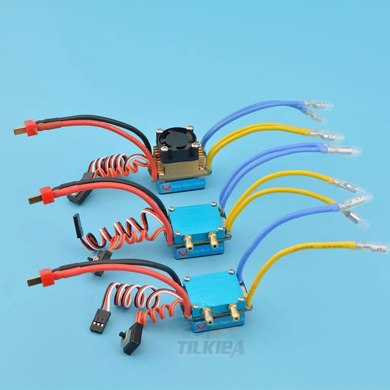 Радиоуправляемая лодка 160A/320A/480A ESC 380/540/775 матовый регулятор скорости двигателя двойной режим регулятор ленточный тормоз для 1:10 автомобиля приманки лодки