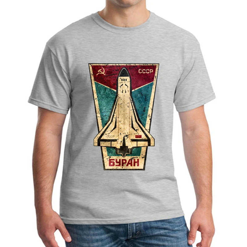 Новинка, винтажная русская футболка, CCCP, Yuri Gagarin, мужская группа, команда советских Ретро тройников, Sputnik, программа исследования космоса, футболка