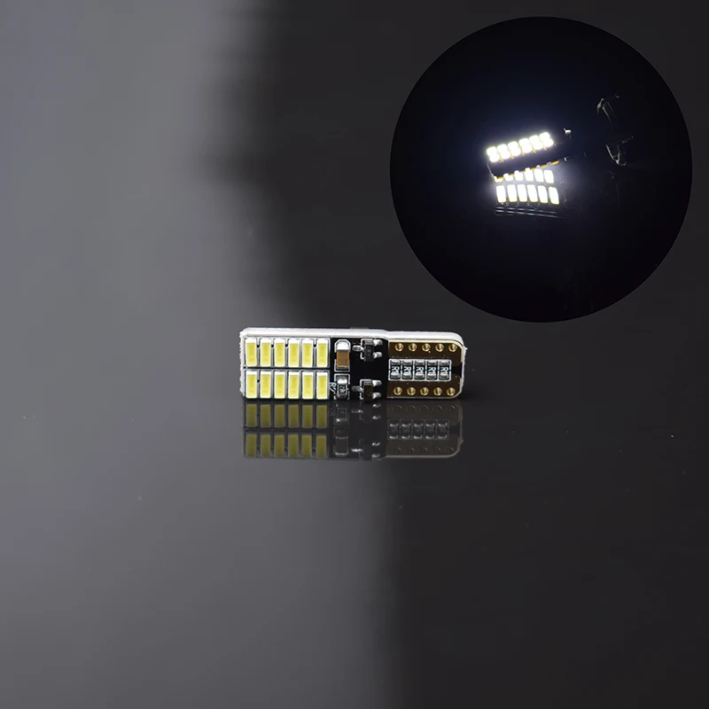T10 W5W 24SMD CANBUS автомобильные светодиодные лампы без ошибок супер яркие для салона