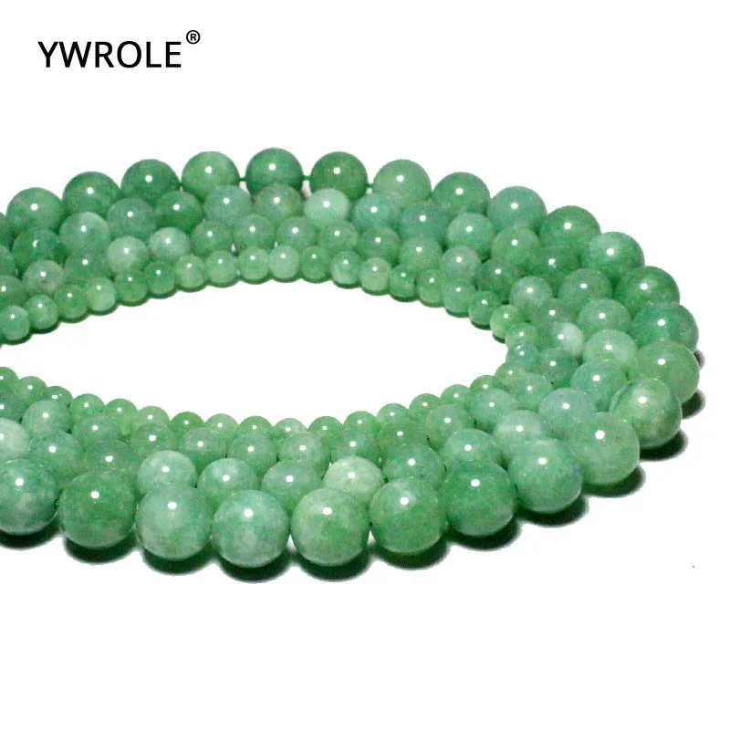 Оптовая продажа бусины из натурального бирманского нефрита для изготовления