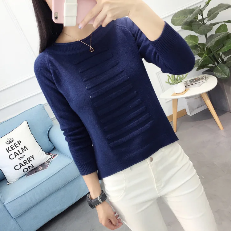 2021 новые зимние женские блузки грубые шерстяные свитера теплые весна осень зима