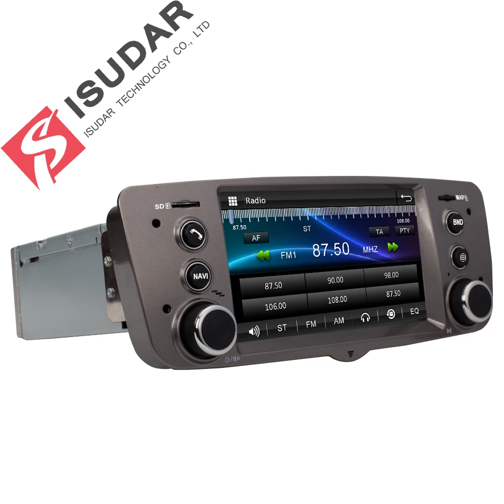 Isudar автомобильный мультимедийный плеер gps для Fiat/Palio Canbus Радио BT 1080 P DVR шин