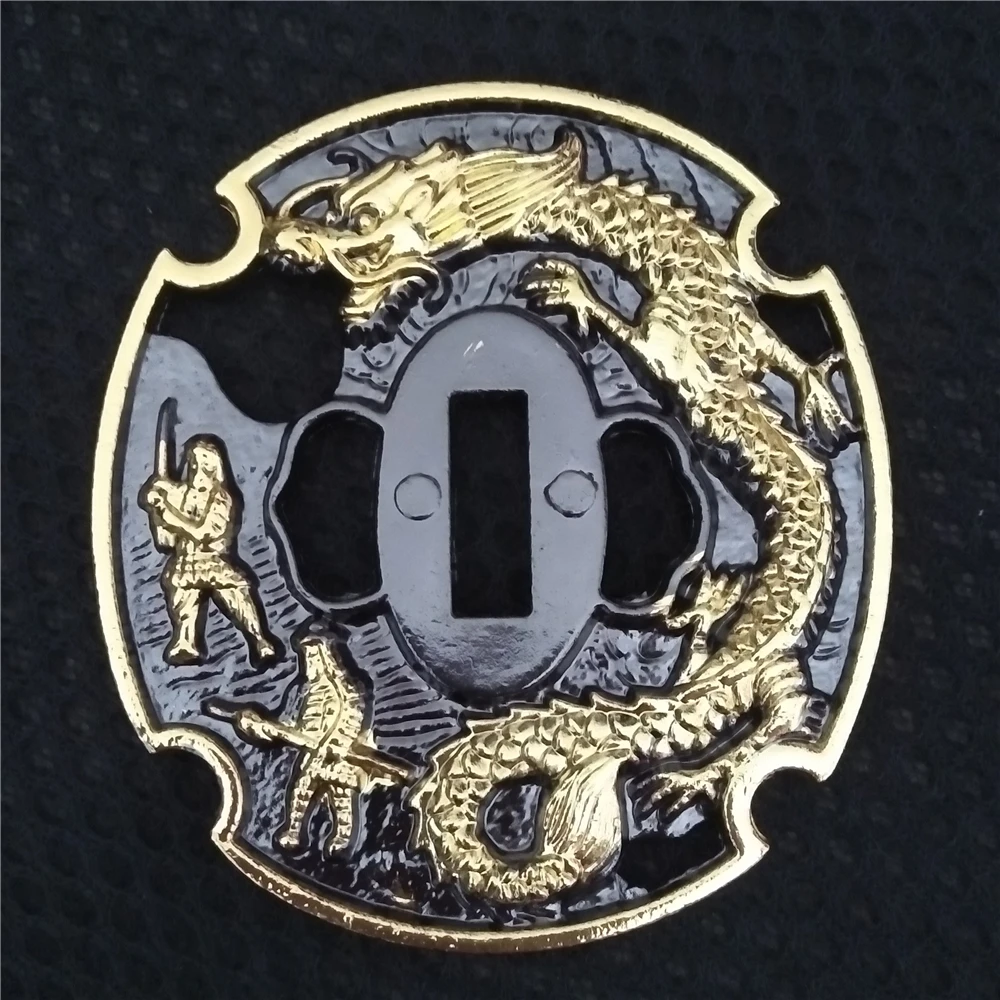 Сплав Tsuba Dragon Guard для японской самурайский меч катана Wakizashi|Мечи| |