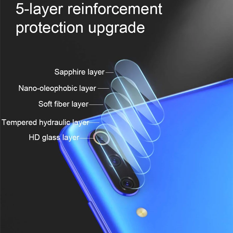 For Xiaomi Redmi Note 7 Pro MI9T 7A Case Xiomi Mi 9 SE MI9 9T Pro 8 Lite Cover Tempered Glass Camera Screen Protector Note7 Ring