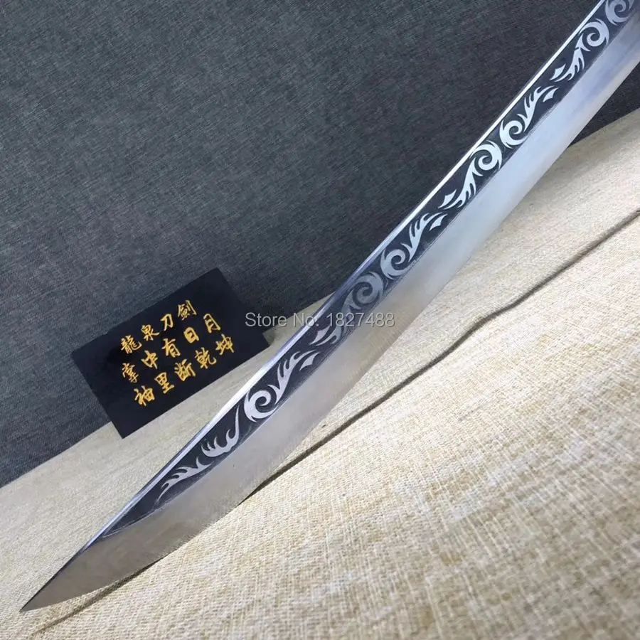 Высокое качество черное дерево длинная ручка боевой Dao меч катана сильный/острый