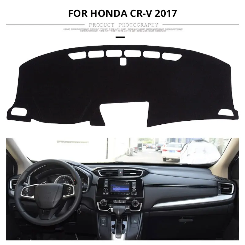 Коврик для приборной панели автомобиля LHD Honda CRV 2017 2016 2015 2014 2013 2012 аксессуары