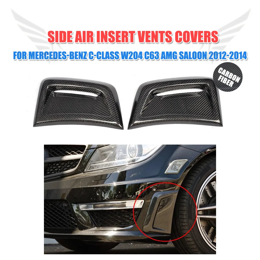 2 шт. декоративные наклейки для бампера автомобиля Mercedes Benz C Class W204 C63 AMG 2012-2014 |