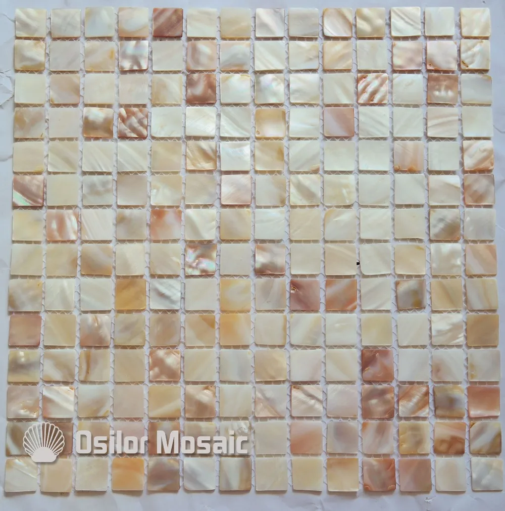 

natural color 100% natural Chinese freshwater shell mother of pearl mosaic tile for kithen and washroom decoration