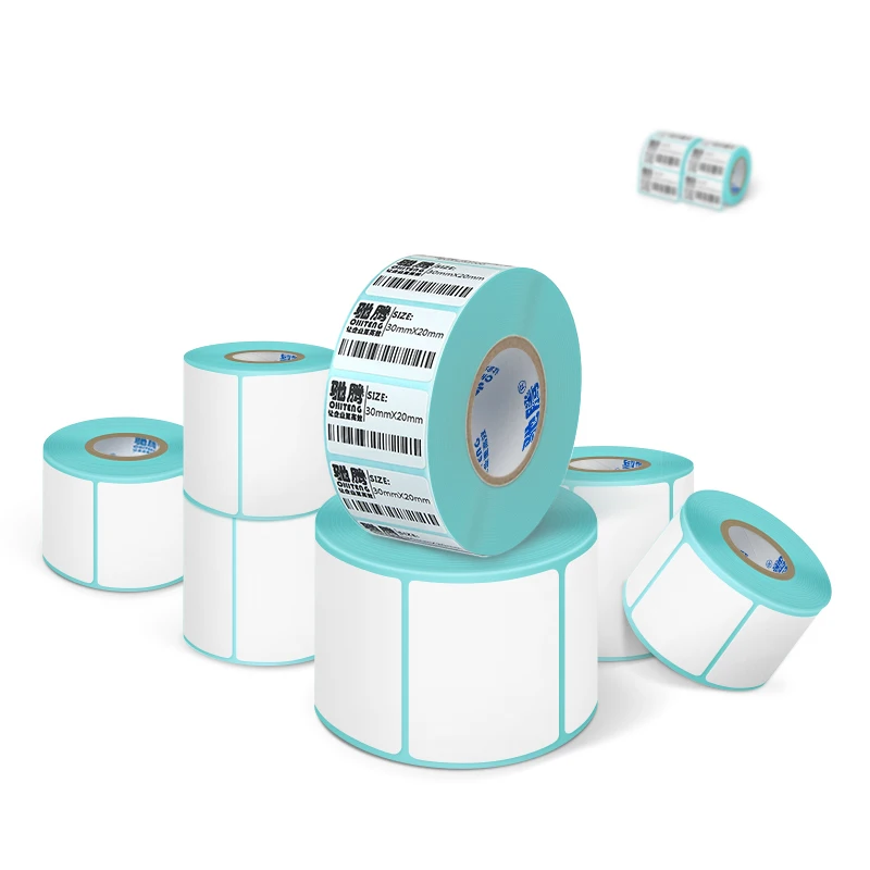 

45~50mm wide Adhesive Thermal Label Sticker Paper Label Direct Print Waterproof Printing Accept Customer Order