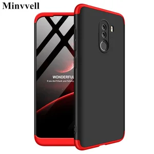 3 in 1 Case for xiaomi pocophone f1 Case 360 Full Protection Shockproof Cover for Poco f1 Xiaomi mi  in India
