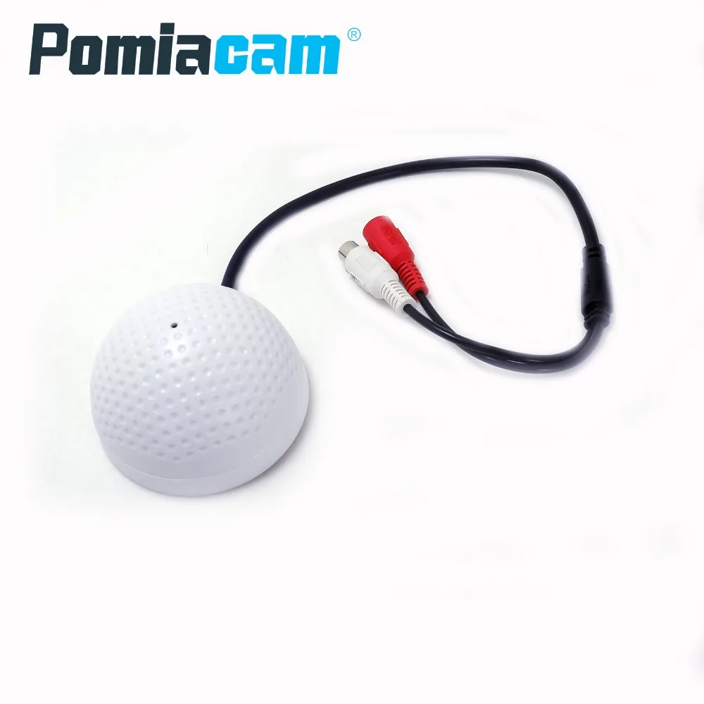 

Микрофон AU11 для системы видеонаблюдения, 200-10 кГц, разъем DC + RCA, 40 шт.