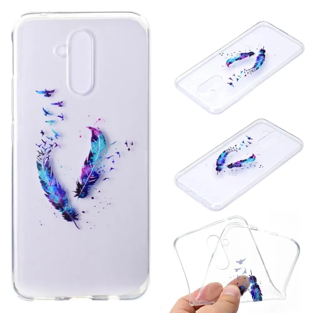 Высококачественный силиконовый чехол из ТПУ для huawei mate 20 10 Lite Pro роскошные чехлы