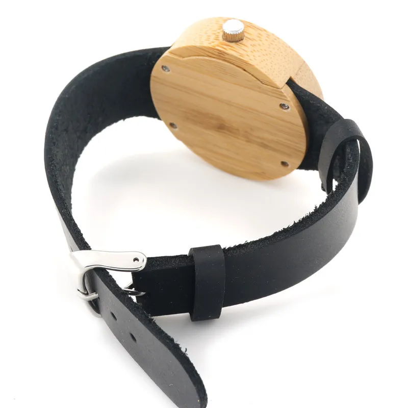 Часы наручные женские кварцевые с деревянным ремешком и кожаным ремешком|watch
