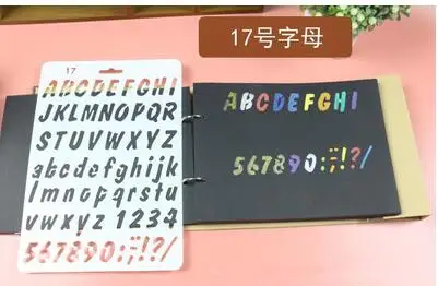 O 1 шт полый пластиковый трафарет шаблоны Скрапбукинг Фотоальбом diy принадлежности для рукоделия Тиснение Бумага Шаблон инструмент для рисования - Цвет: O