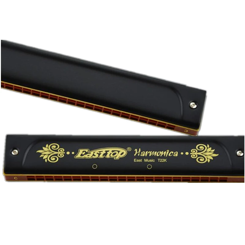Easttop Harmonica 22 Отверстия тремоло арфа Фосфорная бронза трости Ключ C утолщение