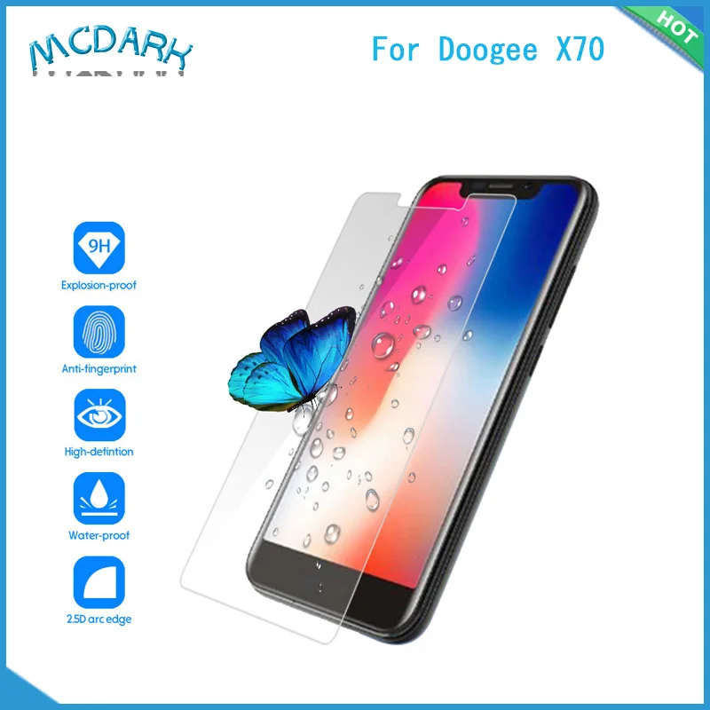 Mcdark 5 дюймов Для Doogee X70 Передняя Защитная пленка для экрана легко установить