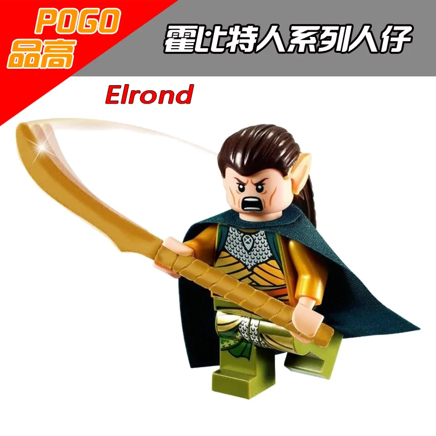 Оранжевый Для Властелина Колец Bilbo Baggins фигурки карликов Урук Hais Orc Azog Yazneg Bombur модель строительные блоки кирпичи игрушки - Цвет: Оранжевый