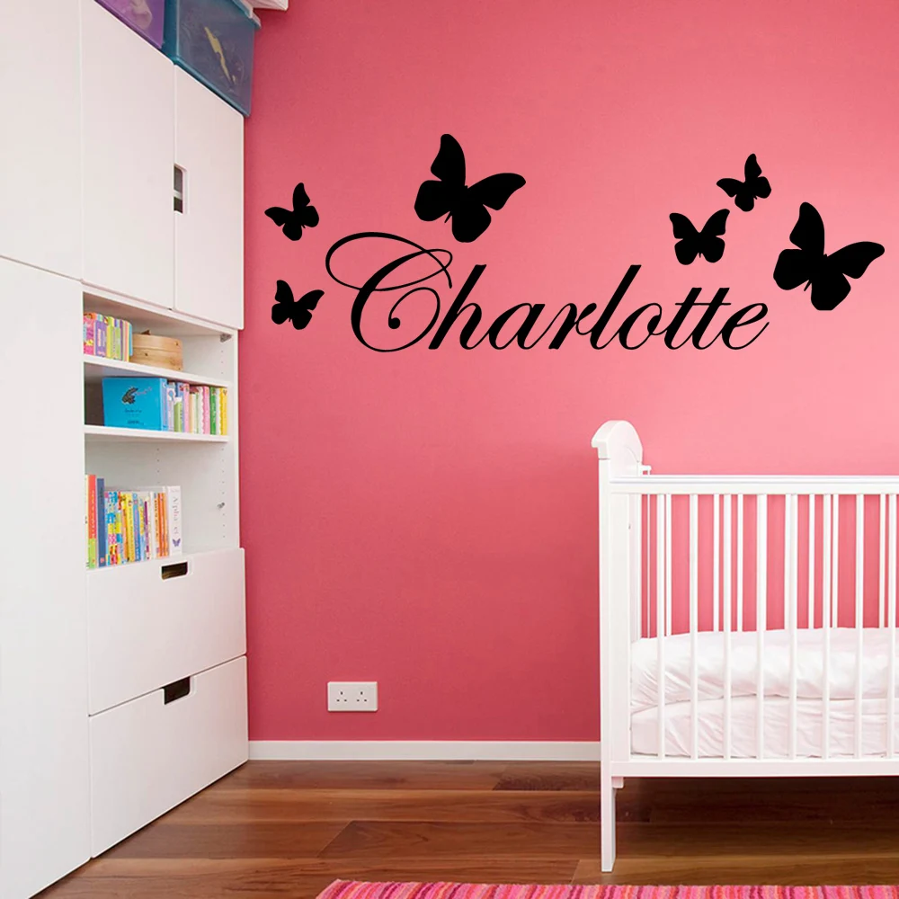 

Name Nursery Wall Stickers Vinyl Art Decals For Kitchen Restaurant Art Decor Wallpaper