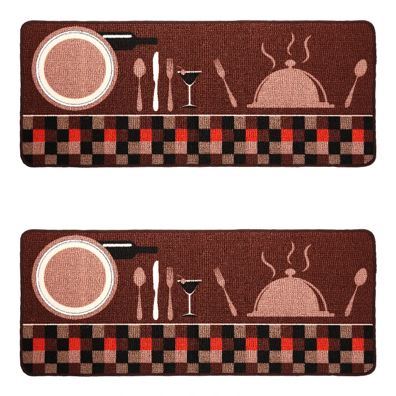 2 pcs/set Rugs For Kitchen Water Absorption Long Soft Carpet 10 Colors Tapis Toilette Anti Slip Mat Bathroom Cosas De Cocina | Дом и сад