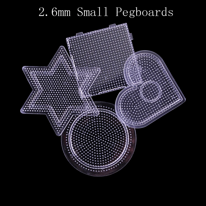 Мини Хама 2 6 мм Pegboards 4 шт./компл. маленькие круглые Шесть звезд сердце квадратной