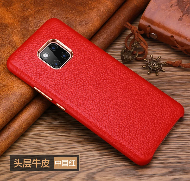 4 цвета, чехол для huawei mate 20 из натуральной воловьей кожи, чехол для телефона из телячьей кожи, сумки для huawei mate 20 Pro