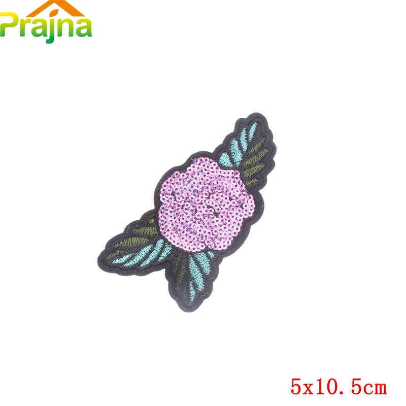 ZOTOONE 1 шт. красная роза дешевая блестящая аппликация вышивка наклейки для