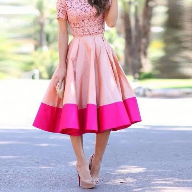 Free Shipping Women Skirts 2 Colors Pleat A Line Midi Skirt Casual Dream Wear jupe femme Satin Skirt
Free Shipping Women Skirts 2 Colors Pleat A Line Midi Skirt Casual Dream Wear jupe femme Satin Skirt