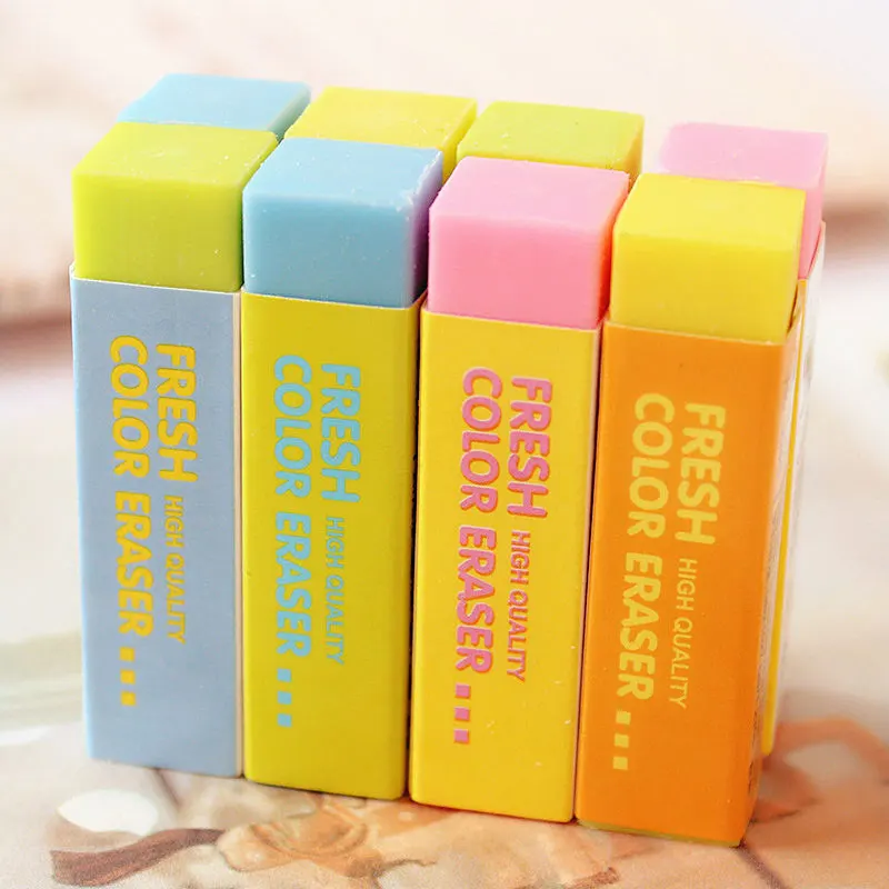 1x милый ластик конфетного цвета школьный офисный резиновый специальная картина