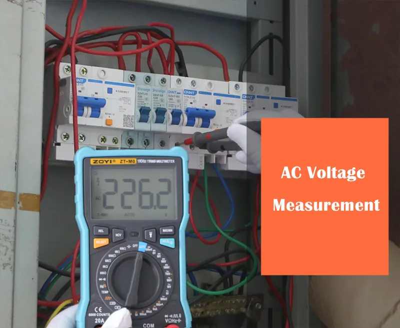 ZOYI ZT-M0 ZT-M1 True-RMS Digital Multimeter Auto/Manual 6000 Counts With Analog Bar Graph AC/DC Voltage Ammeter Current Ohm T
