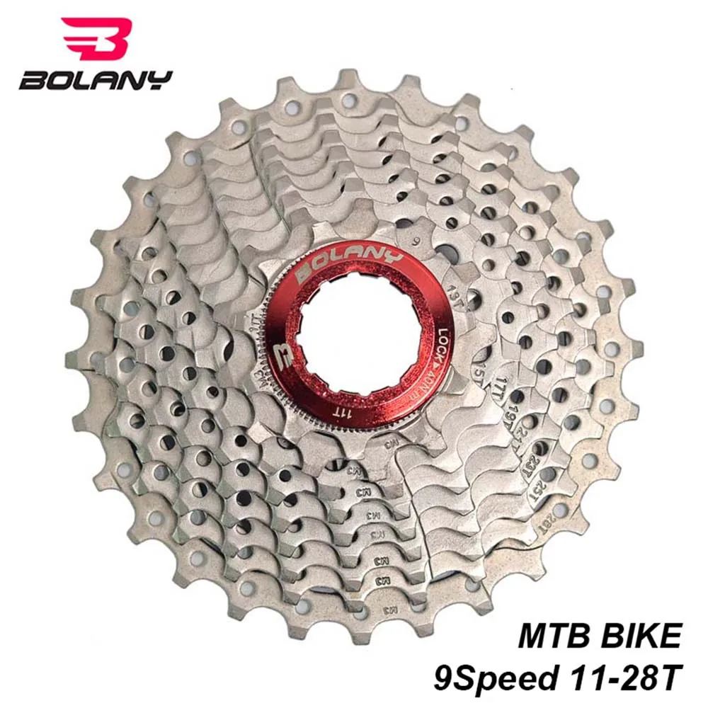 BOLANY горный велосипед Freewheel 9 скоростей 11 28T Передаточное отношение MTB велосипедный