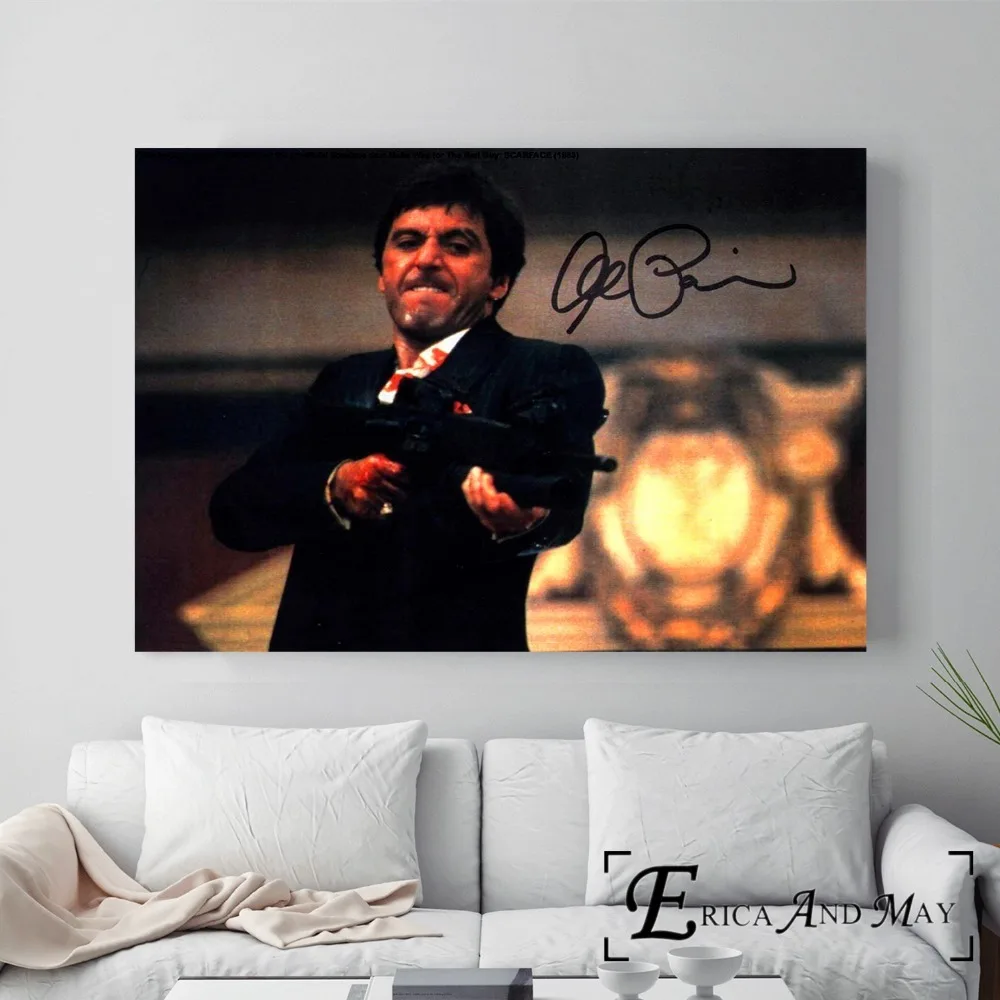 Scarface Al Pacino классический фильм Винтаж Печать на холсте Современная живопись плакаты настенные художественные картины для украшения гостиной