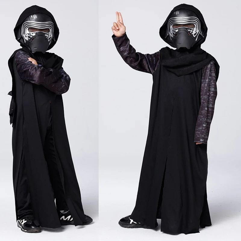 boys deluxe movie wars wars jedi warrior cosplay costume anakin skywalker costume tunic for children kids boys halloween costume free global shipping