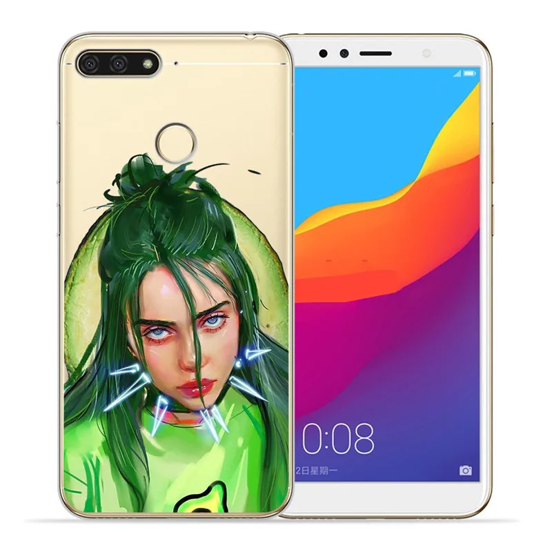 Роскошные Billie eilish для huawei Honor 10 9 8 8X 8C 7A 7C 7X7 6X 6A 20 Pro V20 20i Lite чехол для телефона чехол Funda Coque Etui Капа