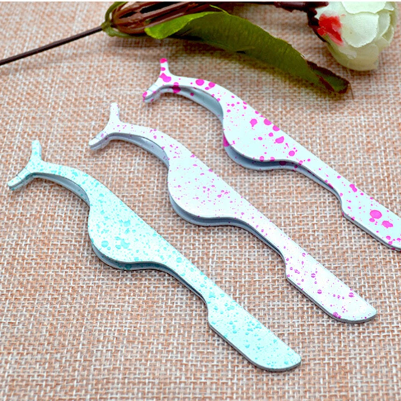 8pcs False Eyelash Tweezers Fake Eye Lash Applicator Extension Curler Nipper Clip Clamp Makeup Tools | Красота и здоровье