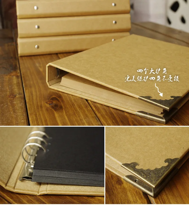 Бесплатный набор аксессуаров сделай сам пустая Обложка свободный лист крафт