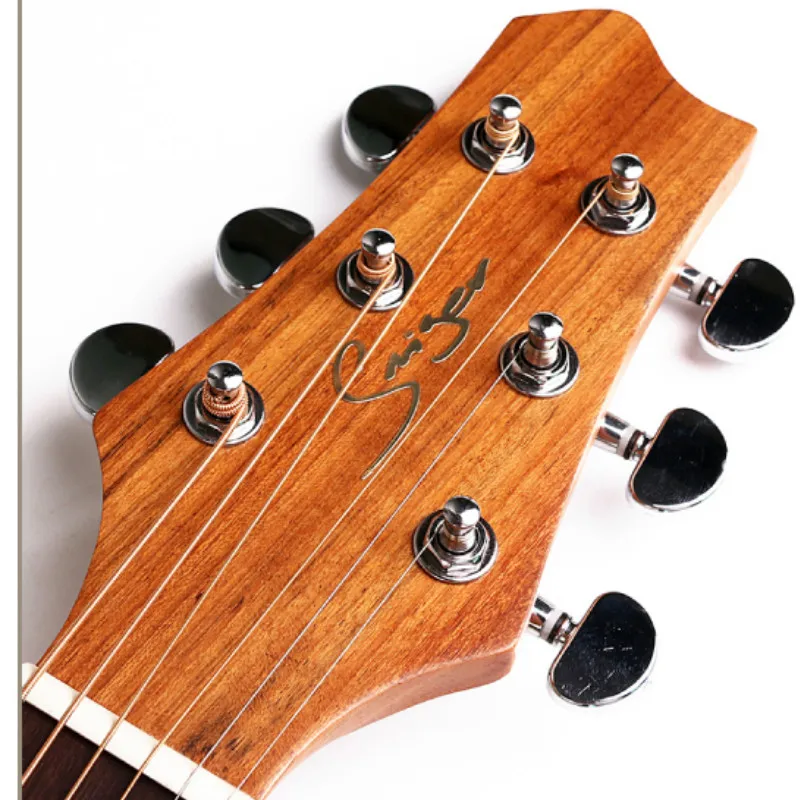 Дорожная гитара грецкая акустическая электрическая стальная струна 36 дюймов