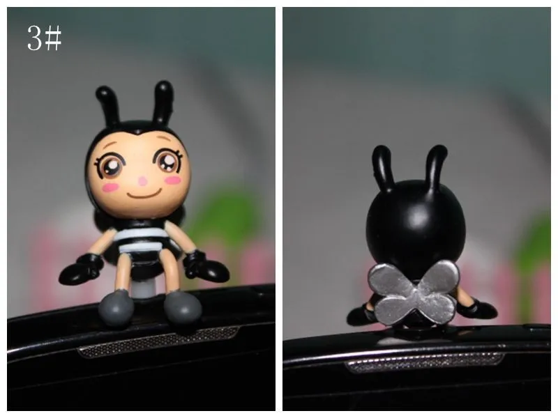 Kawaii пчела Анти пылезащитный Разъем для сотового телефона iphone 4 SAMSUNG/Модный милый Универсальный 3,5 мм ушной разъем для наушников