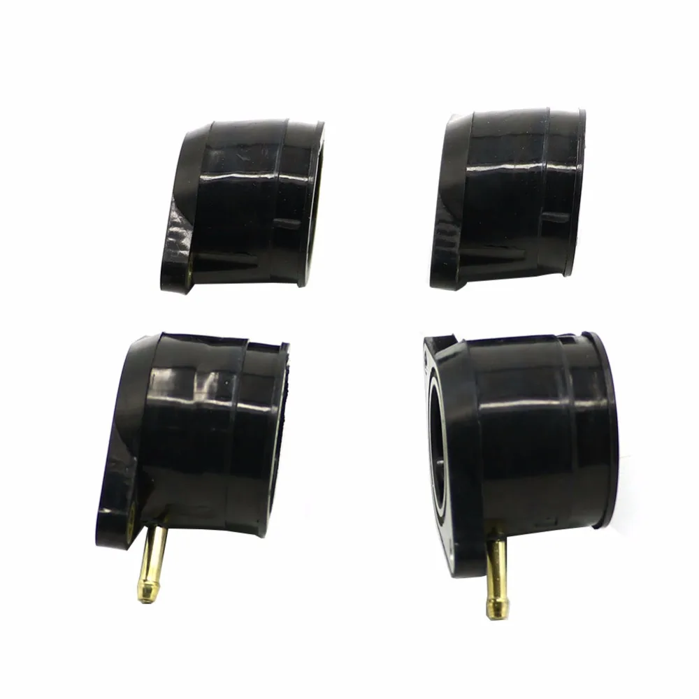 

For Yamaha XJ900 1983-1994 Motorcycle Carburetor Carb Intake Manifold Joint Boot with O-rings 4 Pieces