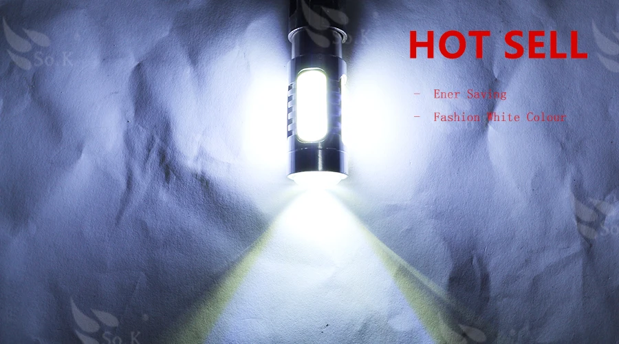 2pcs/lot Car Super Bright White 7.5W LED COB SMD 1156 Ba15s S25 P21W Backup Reverse Light Bulb Replace Halogen Lamp Car-styling |