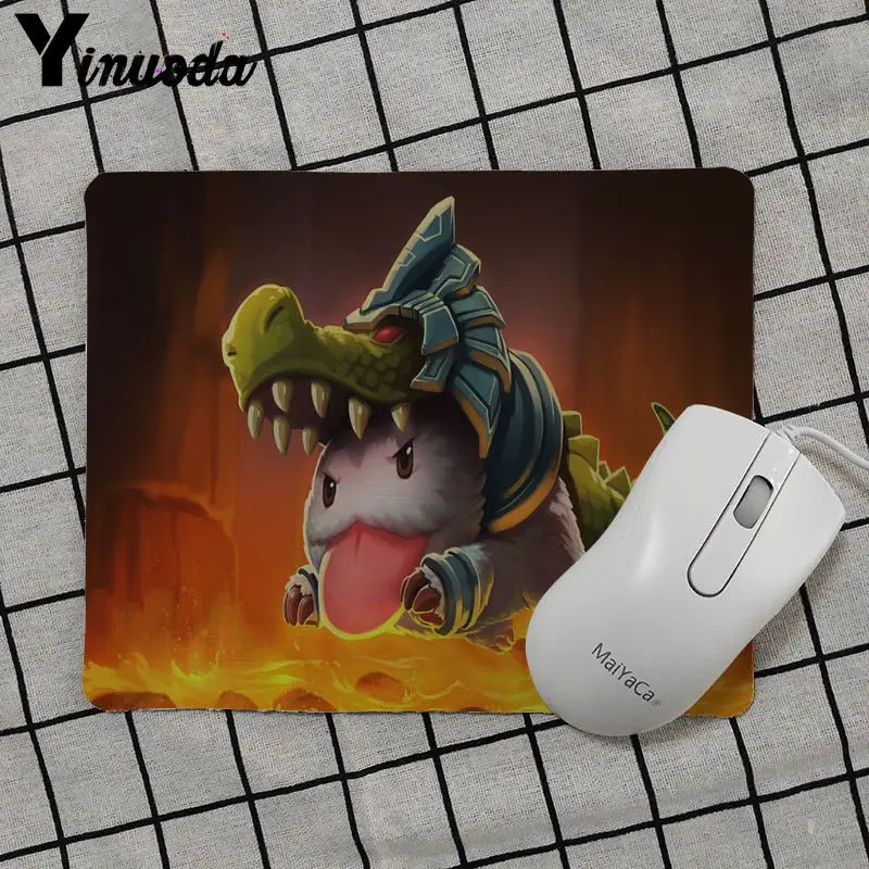 Yinuoda Poro League Of Legends, игровой коврик для ноутбука, мыши, коврик для мыши, нескользящий коврик для ноутбука, компьютера, ПК, игровой коврик для мыши